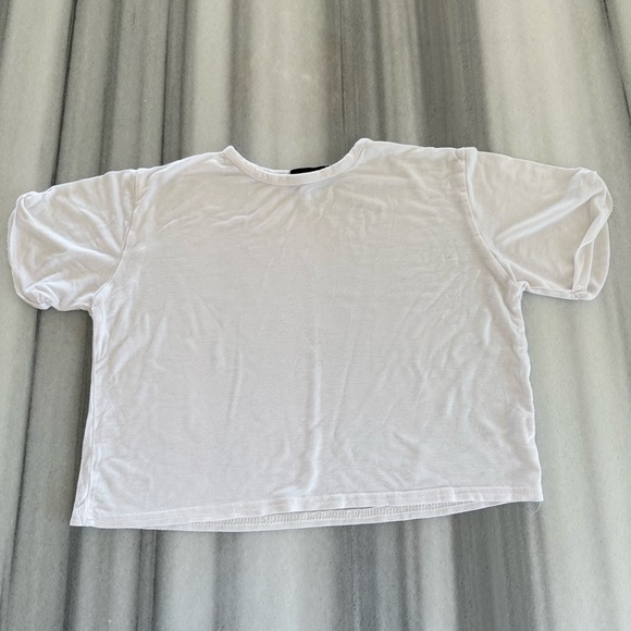 Bundle of 2 Crop Tops Black & White US0 New - Picture 3 of 5